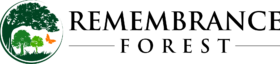 Remembrance Forest horizontal color logo transparent